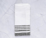 Black Striped Napkins