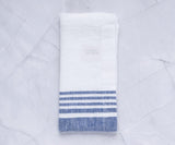 Red Linen Striped Napkins