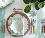 Green Striped Napkins Set of 4, 8 & More