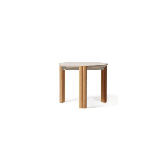 Cove Teak Round Side Table