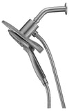 Valkyrie Retro-Fit 3-Spray Patterns with 7.48 in. Wall Mounted Dual Shower Heads with Magnetic Divert in Brushed Nickel