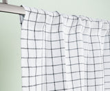 100 % Linen Curtains - White Curtains