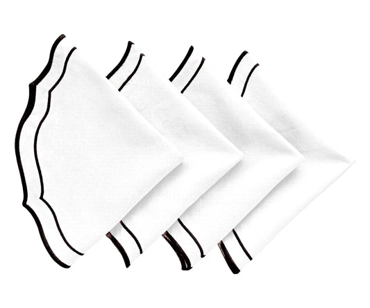 Black Circle Placemats