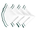 Green Scalloped Placemats