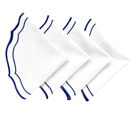 Navy Round Placemats