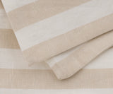 Striped Cushion Covers - Beige