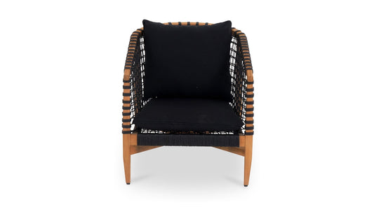Kuna Outdoor Lounge Chair Black