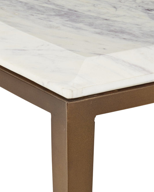 Oblique Marble Cocktail Table