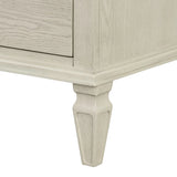European Country Style Farmhouse 4-Drawer Dresser, Cream *