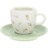 Hello Sunshine Espresso Cup & Saucer 2.5 oz