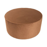 Universal 36" Round Ottoman Cover Qivuit Brown