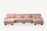 CLOUDIES 173" 4 Seater Sofa with 2 Ottomans