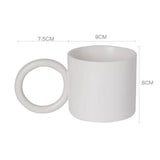 Nordic Ceramic Mug with Big Round Handle
