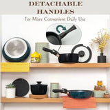 Moss & Stone 10-Pc Nonstick Cookware Set