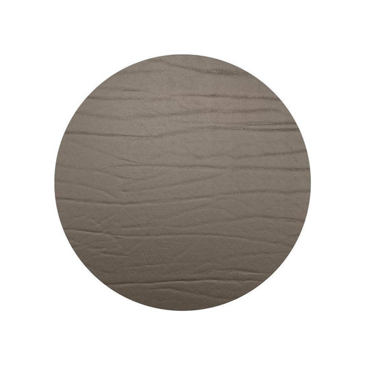 Strata Leather Espresso Placemat - Round 13"- Set of 4