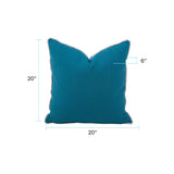 20 x 20 Pillow Seascape Turquoise