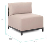 Axis Chair Seascape Sand Titanium Frame