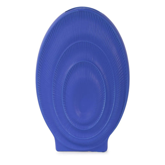 Radiant Blue Tall Ceramic Vase