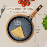 Moss & Stone 9.5-Inch Nonstick Crepe Pan