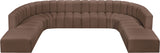 Arc - Faux Leather Modular Sectional