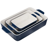 Kook Ceramic Baking Dishes Set of 3