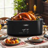 Royalcraft Electric Roaster Oven with Removable Pan 24QT
