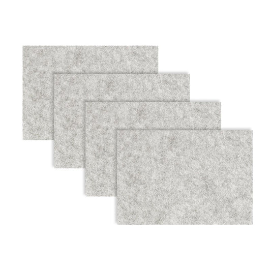 Loft Felt Cloud Placemat - Rectangle 12.2x16.5"- Set of 4