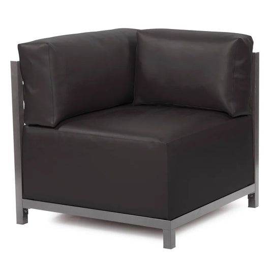 Axis Corner Chair Atlantis Black Titanium Frame