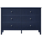 Wholesale 47" 6-Drawer Fluted Dresser, Eco-Friendly & Water-Resistant