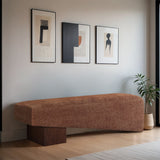 Alora - Bench - Dark Brown Base