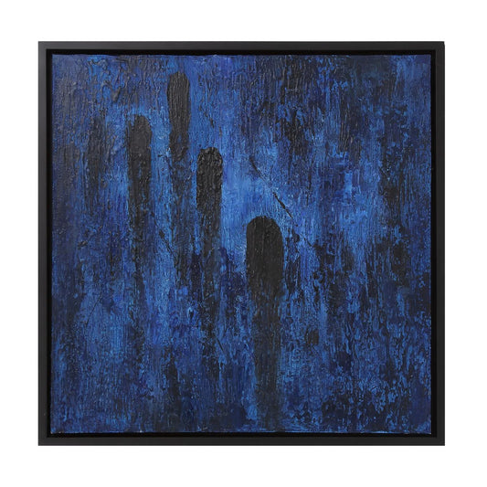 Comet Blue Flare Hand Painted Original Art