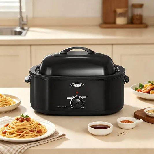 Royalcraft Electric Roaster Oven with Removable Pan 18QT