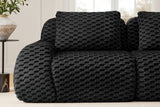LAURENT 146" 4-Seater Sofa with 1 Ottoman