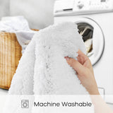 Quick-Dry Bathroom Rugs, White