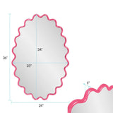 Cloud Mirror Hot Pink