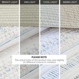 Farmhouse Microfiber Seersucker 3-Piece Quilt Set, Taupe