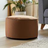 Qivuit Brown Foot Pouf