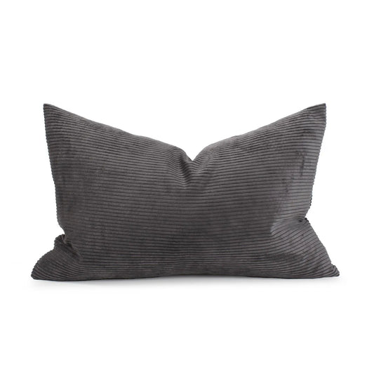 Pillow 14 x 22 Pana Charcoal - Down Insert