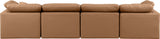 Indulge - Faux Leather 4 Seat Modular Sofa
