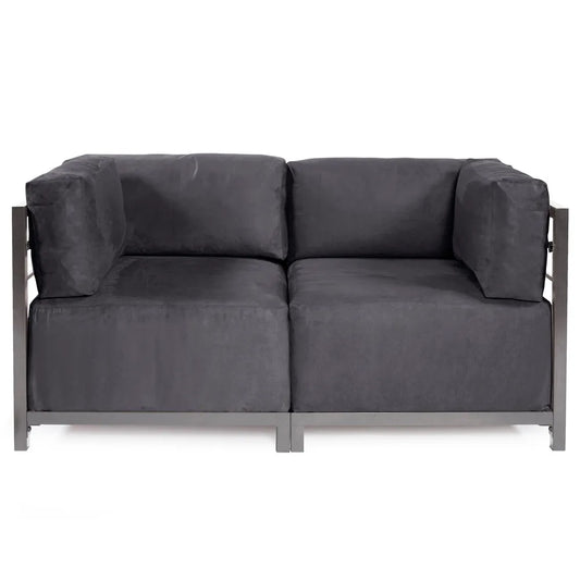 Axis 2pc Sectional Regency Gray Titanium Frame