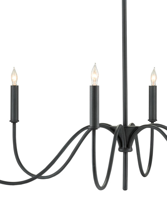 Tirrell Small Black Chandelier