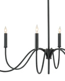 Tirrell Small Black Chandelier