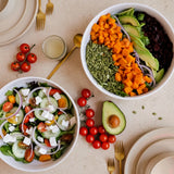 Kook Ceramic Salad Bowls, 100 oz, Set of 2