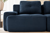 CORDELIA 153" 4-Seater Sofa with 2 Ottomans