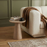 Cassino - Concrete Indoor/Outdoor End Table - Travertine