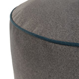 Qivuit Gray Foot Pouf