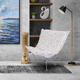 Indoor/Outdoor Puff Scroll Chair Syros Fog