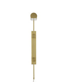 Satire Brass Swing-Arm Wall Sconce