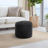 Pouf Tall Shar Pei Black