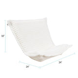 Puff Chair Cover Shar Pei White/Natural-Cover Only